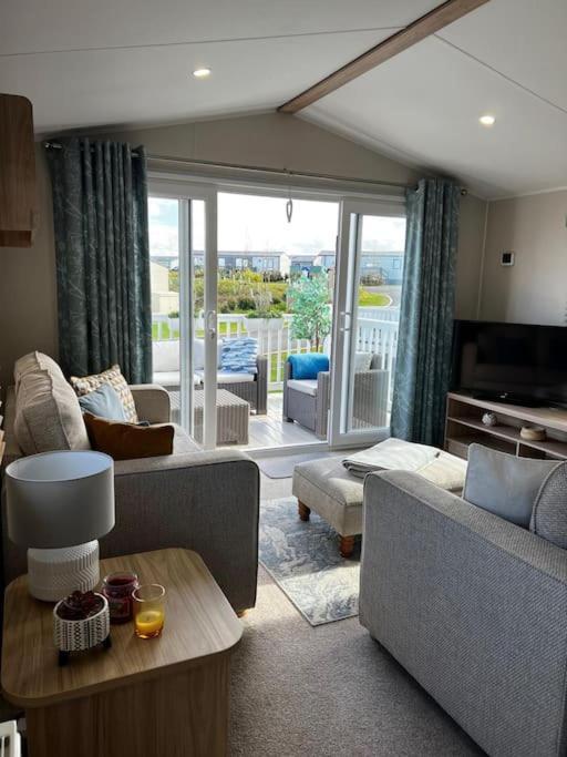 Sandy Bay Caravan Getaway Newbiggin-by-the-Sea Exterior foto