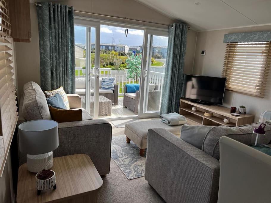 Sandy Bay Caravan Getaway Newbiggin-by-the-Sea Exterior foto